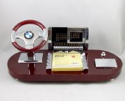 方向盤高檔紅木辦公擺設(shè)品