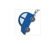 鑰匙扣汽車(chē)塑料禮品鋼尺