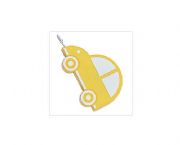 鑰匙扣汽車(chē)塑料禮品皮尺