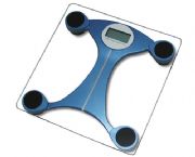 藍(lán)色正方形玻璃人體秤