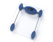 藍(lán)色玻璃廣告人體秤