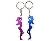 美女鋁合金鑰匙扣