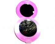 帶燈圓形雙面鏡