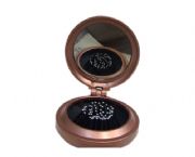 帶梳圓形單面鏡