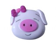 豬MM單面帶梳化妝鏡