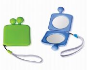 小情侶塑料雙面化妝鏡