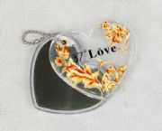 心形旋轉(zhuǎn)掛件鏡