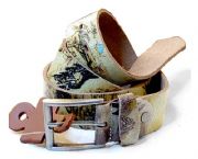 暴裂紋針扣皮帶