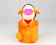 卡通虎毛絨紙巾筒