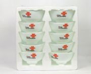 中國(guó)聯(lián)通鋼化玻璃餐具