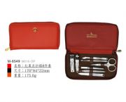 紅真皮掃鉻8件套