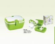 長(zhǎng)方形單層提手飯盒