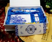 青花瓷U盤(pán)三件套