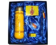 中國帝王黃瓷保溫杯五件套