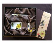 宮廷花鳥（黃刺玫）3件套